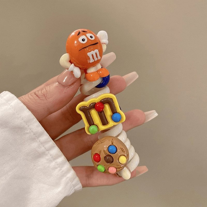 Cute Bean And Biscuit Hairpin Clip Collection (2)