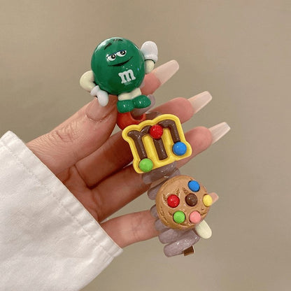 Cute Bean And Biscuit Hairpin Clip Collection (2)