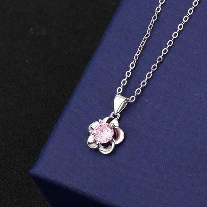 HANJIFlower Pendant NecklaceAccessoryFlower Pendant Necklace