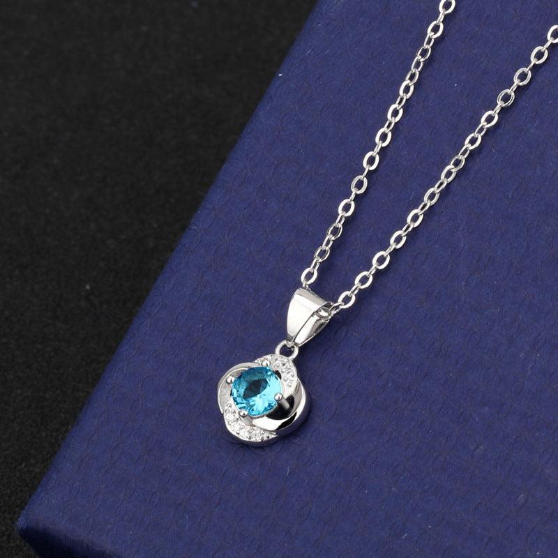 HANJIFlower Pendant NecklaceAccessoryFlower Pendant Necklace