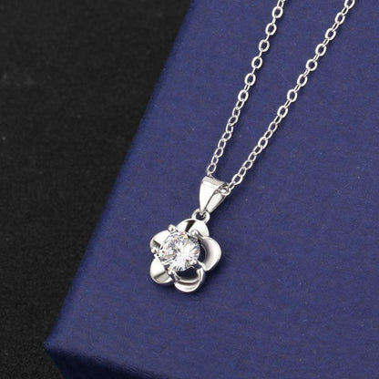 HANJIFlower Pendant NecklaceAccessoryFlower Pendant Necklace