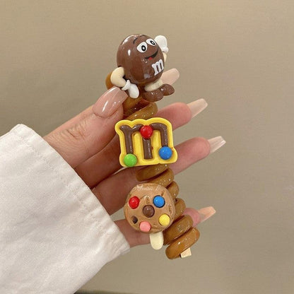 Cute Bean And Biscuit Hairpin Clip Collection (2)