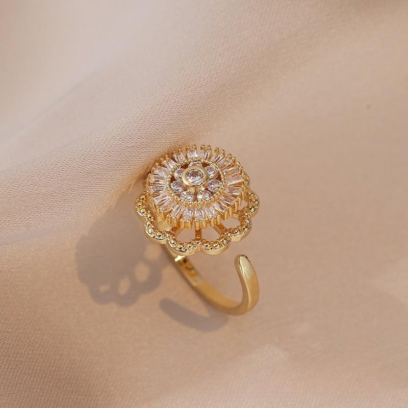HANJIEuropean Micro Inlaid Zircon Rotating Rings Collection (9)AccessoryEuropean Micro Inlaid Zircon Rotating Rings Collection (9)