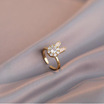 HANJIEuropean Micro Inlaid Zircon Rotating Rings Collection (4)AccessoryEuropean Micro Inlaid Zircon Rotating Rings Collection (4)