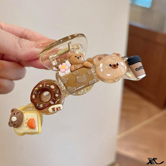 Cute Bean And Biscuit Hairpin Clip Collection (5)