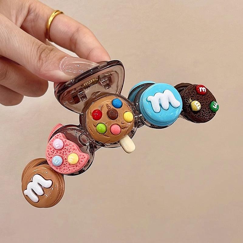 Cute Bean And Biscuit Hairpin Clip Collection (1)