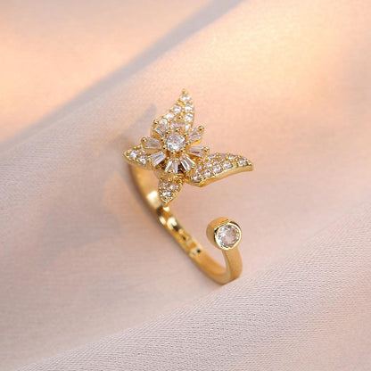 HANJIEuropean Micro Inlaid Zircon Rotating Rings Collection (8)AccessoryEuropean Micro Inlaid Zircon Rotating Rings Collection (8)