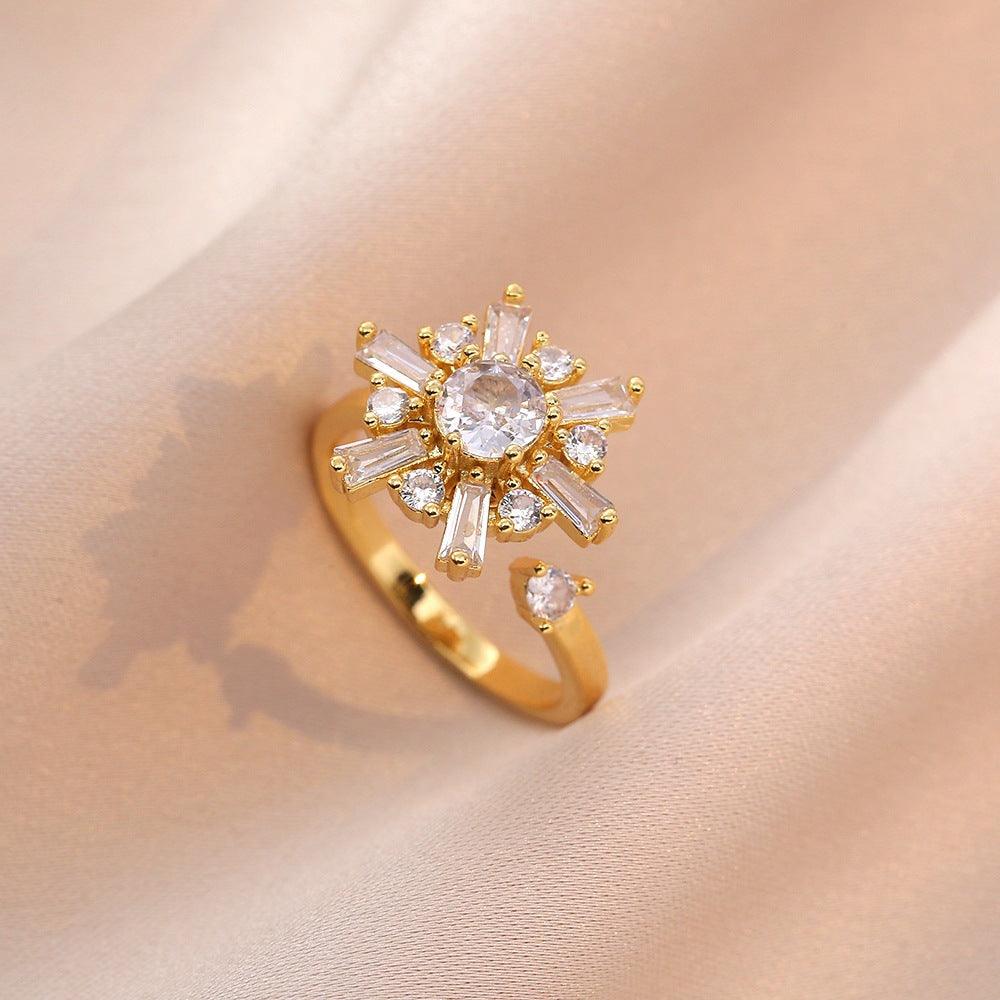 HANJIEuropean Micro Inlaid Zircon Rotating Rings Collection (1)AccessoryEuropean Micro Inlaid Zircon Rotating Rings Collection (1)