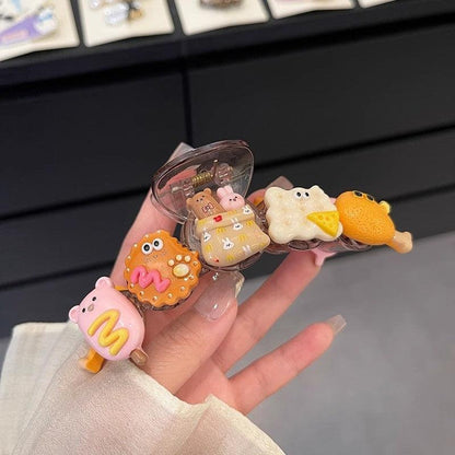 Cute Bean And Biscuit Hairpin Clip Collection (5)