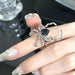 Big Spider Heart ring