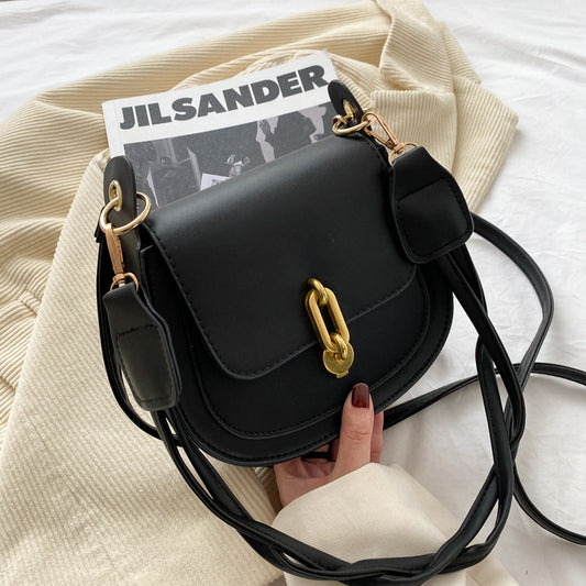 Retro Texture Saddle Bag