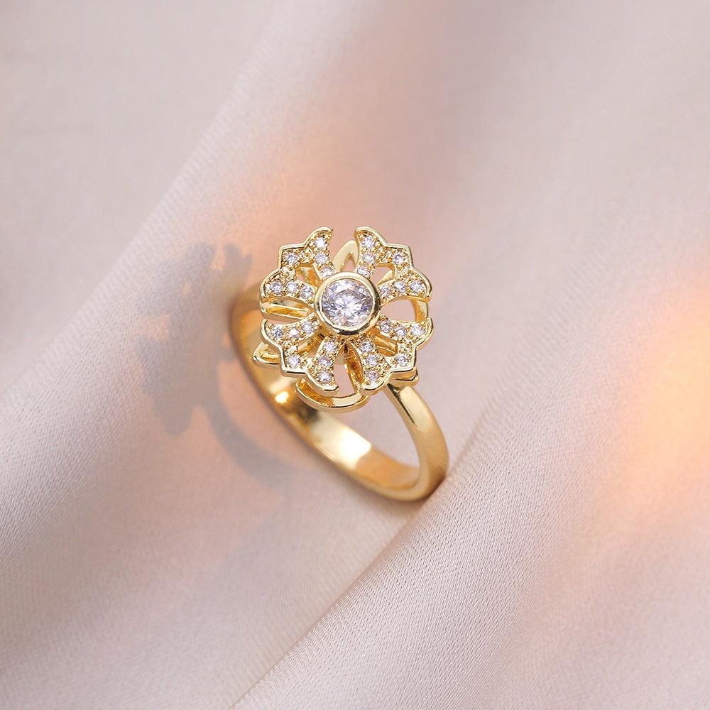 HANJIEuropean Micro Inlaid Zircon Rotating Rings Collection (6)AccessoryEuropean Micro Inlaid Zircon Rotating Rings Collection (6)