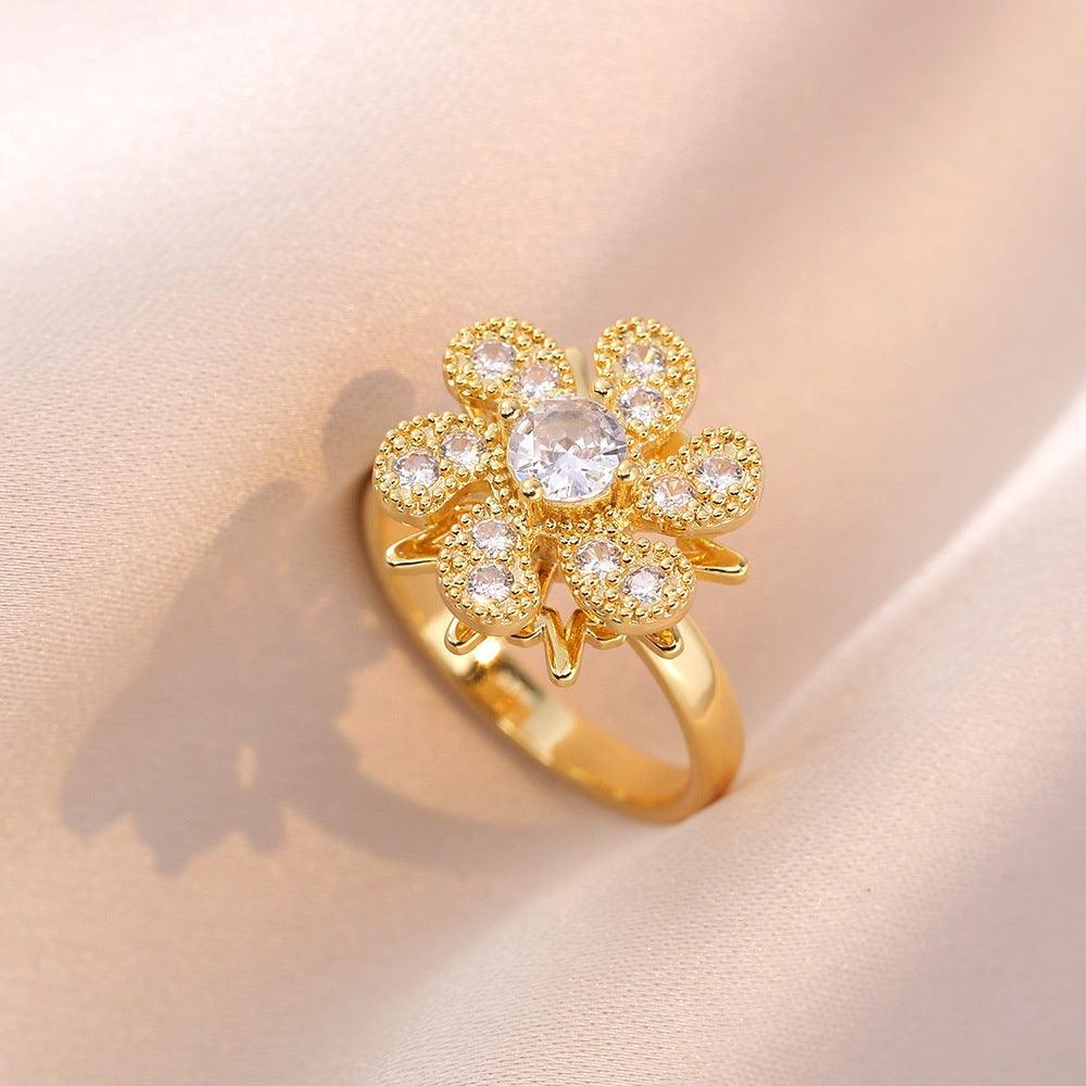 HANJIEuropean Micro Inlaid Zircon Rotating Rings Collection (6)AccessoryEuropean Micro Inlaid Zircon Rotating Rings Collection (6)