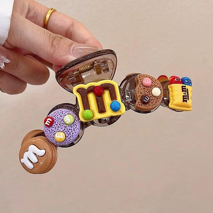 Cute Bean And Biscuit Hairpin Clip Collection (1)