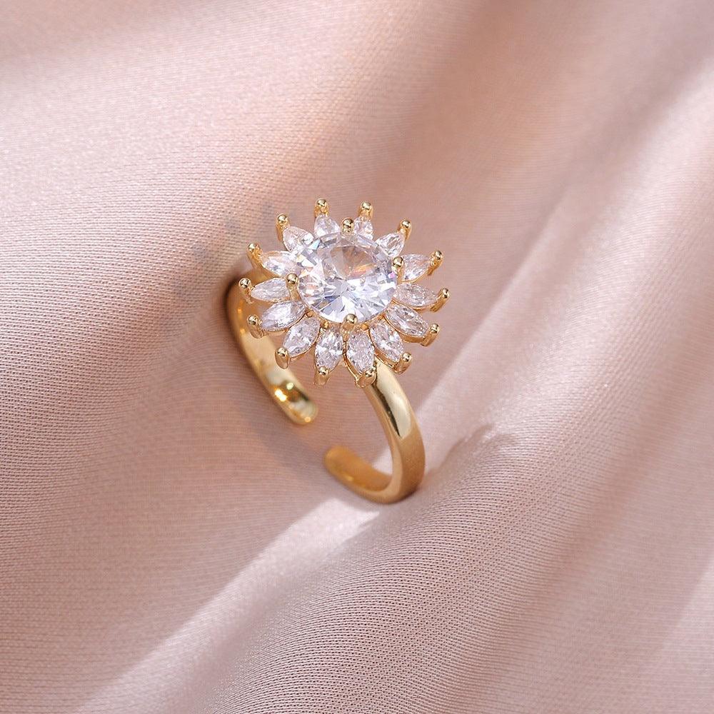 HANJIEuropean Micro Inlaid Zircon Rotating Rings Collection (6)AccessoryEuropean Micro Inlaid Zircon Rotating Rings Collection (6)