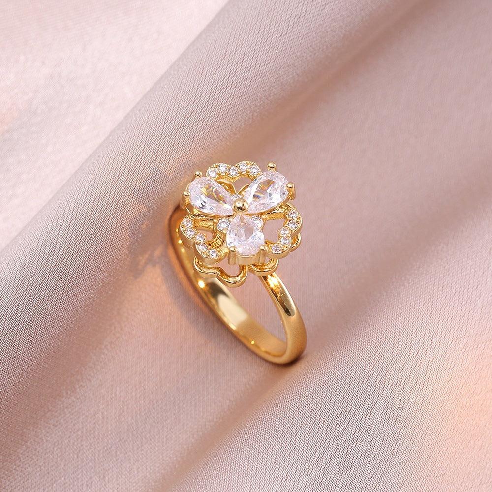 HANJIEuropean Micro Inlaid Zircon Rotating Rings Collection (9)AccessoryEuropean Micro Inlaid Zircon Rotating Rings Collection (9)