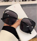 HANJI\Luxury Large Frame Gradient SunglassesAccessoryLuxury Large Frame Gradient Sunglasses