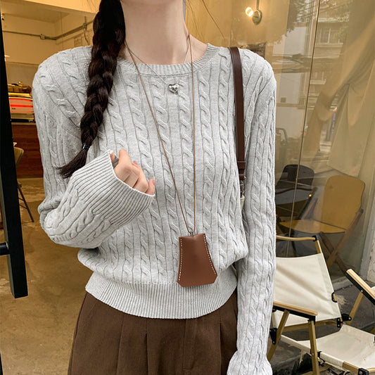 Twist Texture Knitwear Sweater