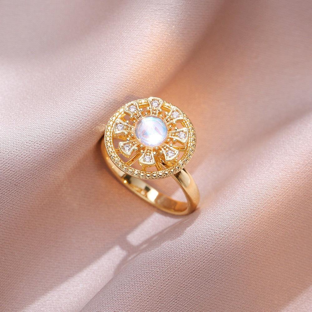 HANJIEuropean Micro Inlaid Zircon Rotating Rings Collection (9)AccessoryEuropean Micro Inlaid Zircon Rotating Rings Collection (9)