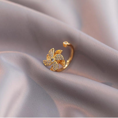 HANJIEuropean Micro Inlaid Zircon Rotating Rings Collection (4)AccessoryEuropean Micro Inlaid Zircon Rotating Rings Collection (4)