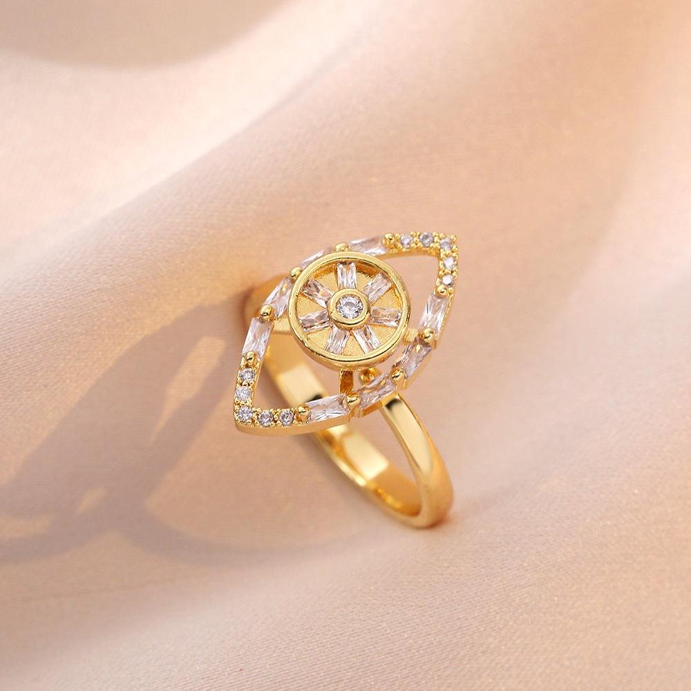 HANJIEuropean Micro Inlaid Zircon Rotating Rings Collection (6)AccessoryEuropean Micro Inlaid Zircon Rotating Rings Collection (6)
