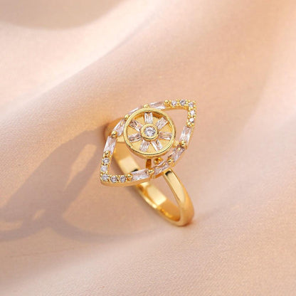 HANJIEuropean Micro Inlaid Zircon Rotating Rings Collection (6)AccessoryEuropean Micro Inlaid Zircon Rotating Rings Collection (6)