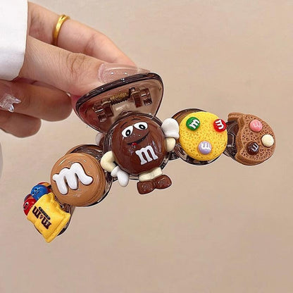 Cute Bean And Biscuit Hairpin Clip Collection (1)
