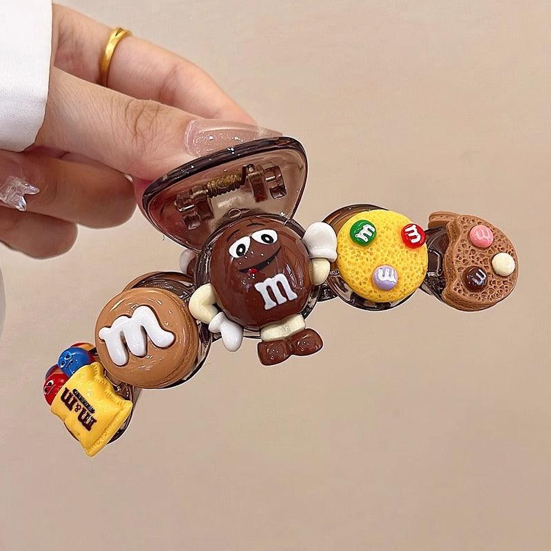 Cute Bean And Biscuit Hairpin Clip Collection (1)